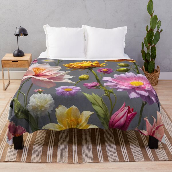Item preview, Cute pastel color flowers collage, floral pattern design. designed and sold by HAKKI ARSLAN.