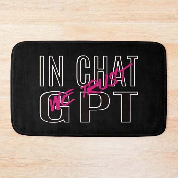 Item preview, In Chat GPT We Trust designed and sold by CozyLightsStore.