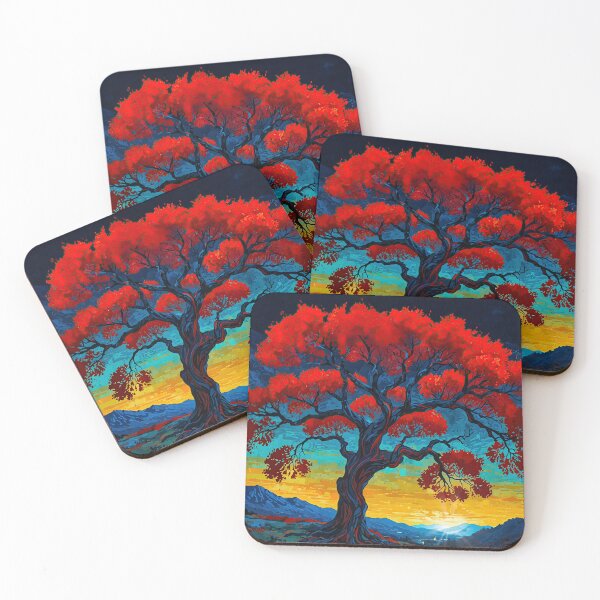 Item preview, Red Tree No1 designed and sold by Glenburn Graphics.