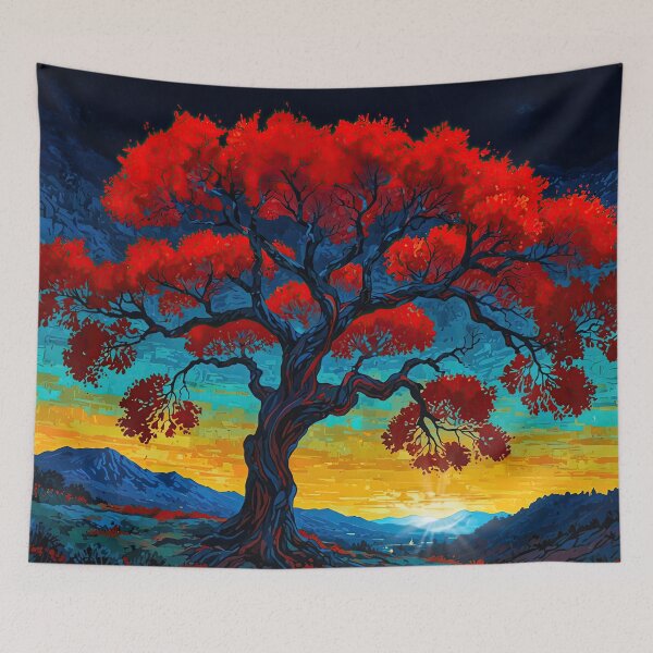 Item preview, Red Tree No1 designed and sold by Glenburn Graphics.