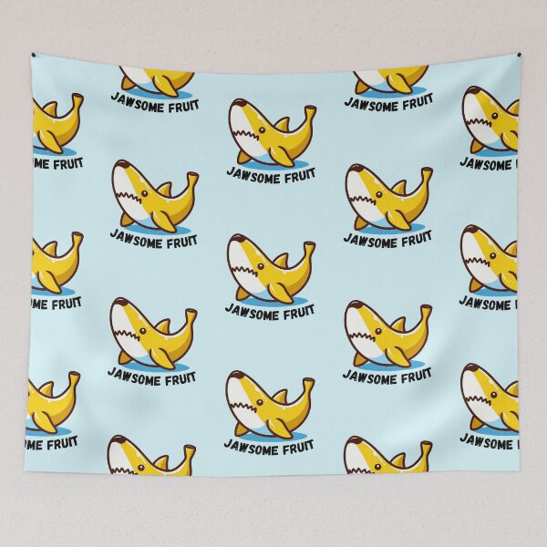 Item preview, Jawsome fruit - cute banana shark designed and sold by Funny-Banana.
