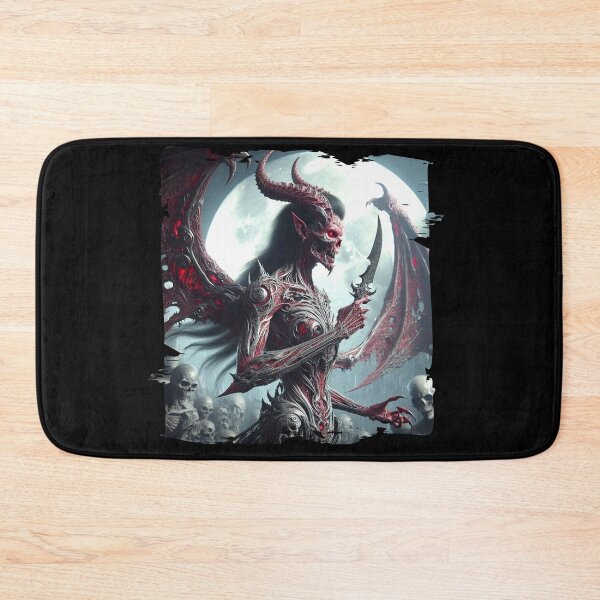 Item preview, Abstract Skeleton Demon with Knife: Dark Fantasy Art designed and sold by Hungry-Murphy.