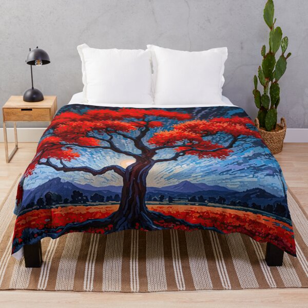 Item preview, Red Tree No2 designed and sold by Glenburn Graphics.