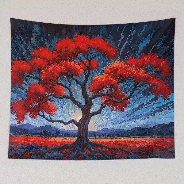 Item preview, Red Tree No2 designed and sold by Glenburn Graphics.