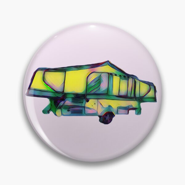 Item preview, Folding Caravan Splash of Yellow, Green and Purple designed and sold by BeccaAelishe.