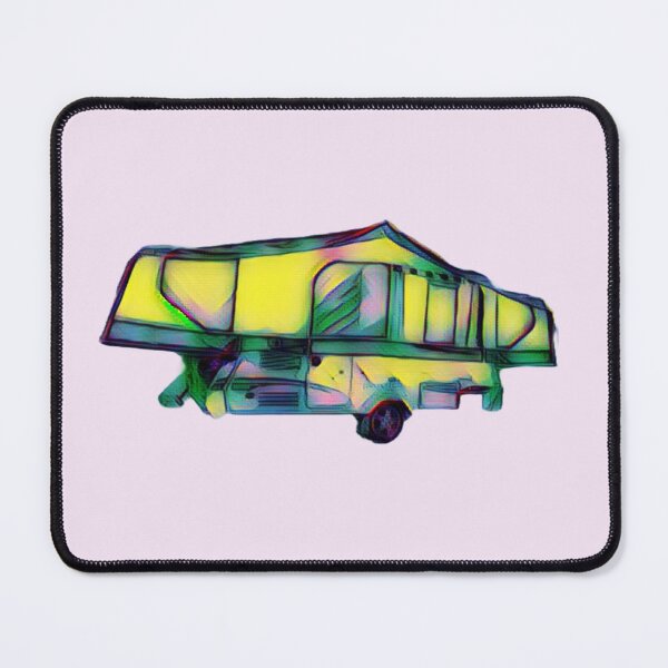 Item preview, Folding Caravan Splash of Yellow, Green and Purple designed and sold by BeccaAelishe.