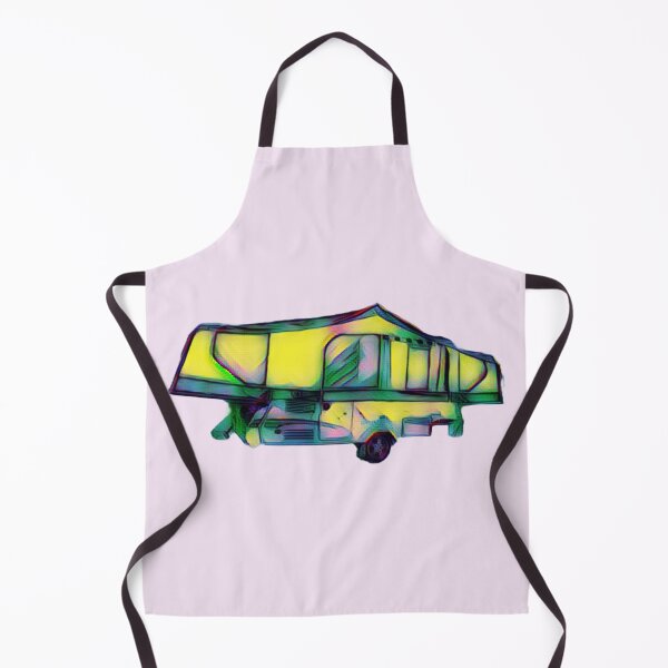 Item preview, Folding Caravan Splash of Yellow, Green and Purple designed and sold by BeccaAelishe.