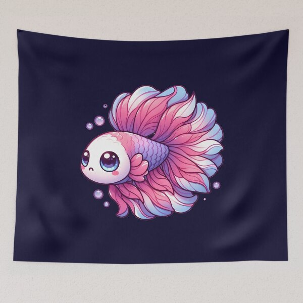 Item preview, Cute Betta Fish  designed and sold by stylishdzign.