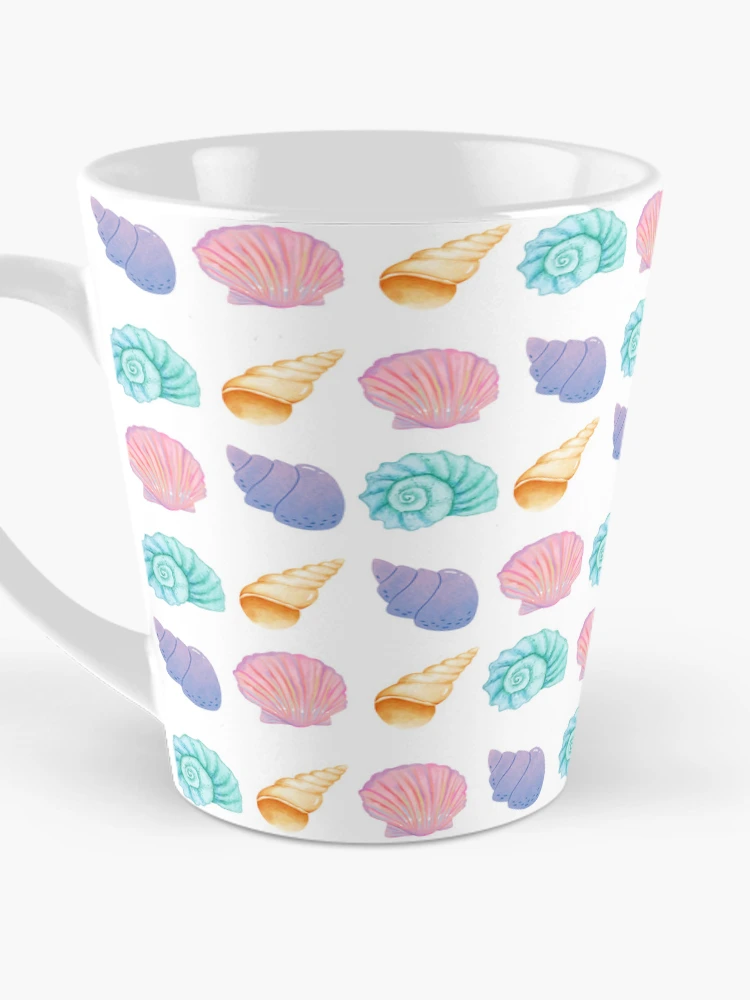 Thumbnail 3 of 4, Coffee Mug, Colorful Seashells Pattern designed and sold by PatternCreators.
