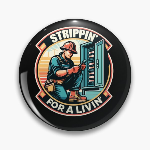 Item preview, Stripping For A Living Powerline Electricians Electrical designed and sold by Dressed For  Duty.