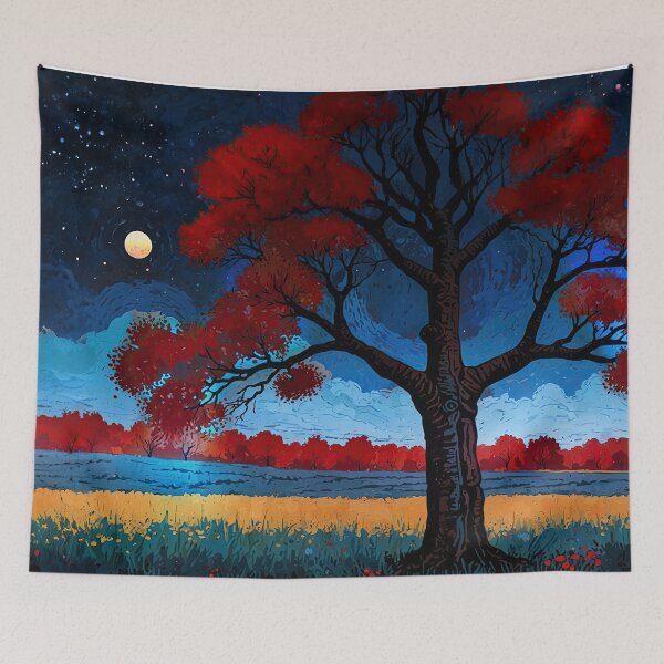 Item preview, Red Tree No4 designed and sold by Glenburn Graphics.