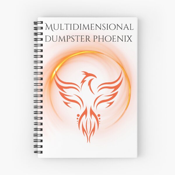 Item preview, Multidimensional dumpster phoenix, Be elegant while you burn, stickers and stuff designed and sold by Smallfish1274.