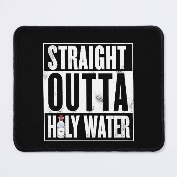 Item preview, Straight Outta Holy Water Christian Baptism Religion Faith designed and sold by Dressed For Duty.