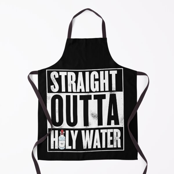 Item preview, Straight Outta Holy Water Christian Baptism Religion Faith designed and sold by Dressed For  Duty.