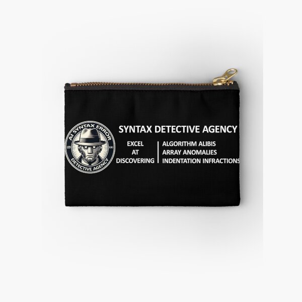 Item preview, AI Syntax Error Detective Agency We Excel At Code Conundrums designed and sold by SportsT-Shirts.