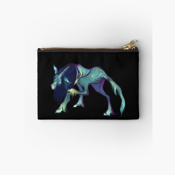 Item preview, glowing swamp kelpie unicorn scratching its ear designed and sold by CaptainRingtail.