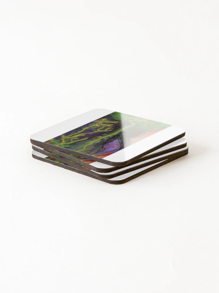 Thumbnail 4 of 5, Coasters (Set of 4), Lightning Roots designed and sold by Pat O'Brien.