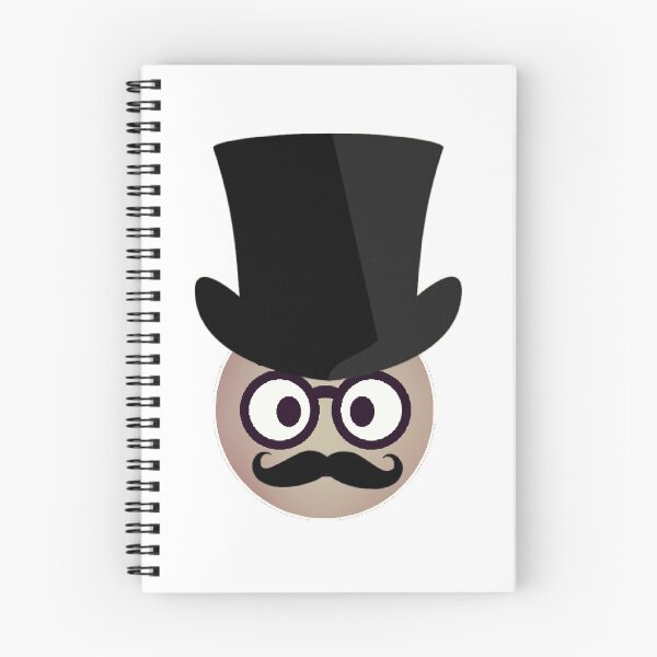 Item preview, Nerdy emoji with moustache and top hat designed and sold by nopemom.