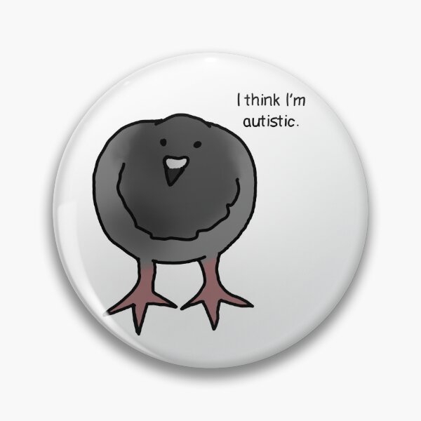 Item preview, Autism Awareness Pigeon Design designed and sold by VictorianVampyr.