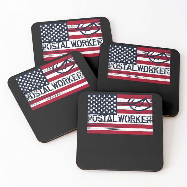 Item preview, Postal Worker Day USA American Flag US Mail Carrier designed and sold by Dressed For  Duty.