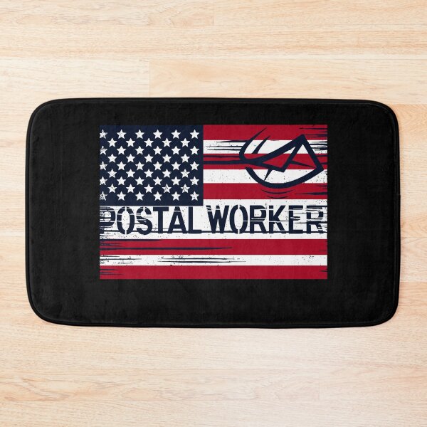 Item preview, Postal Worker Day USA American Flag US Mail Carrier designed and sold by Dressed For  Duty.