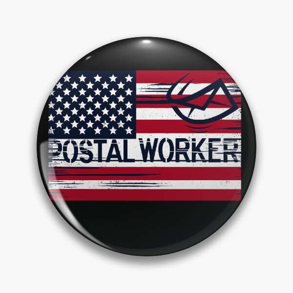 Item preview, Postal Worker Day USA American Flag US Mail Carrier designed and sold by Dressed For  Duty.
