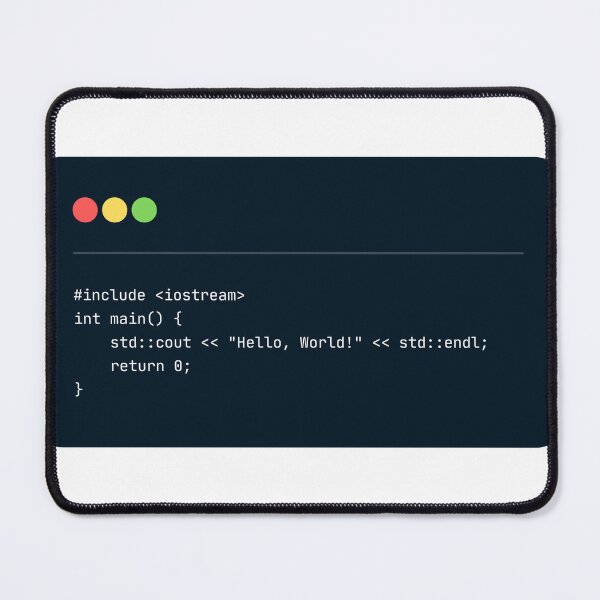 Item preview, C++ Hello World Sticker designed and sold by magica-design.