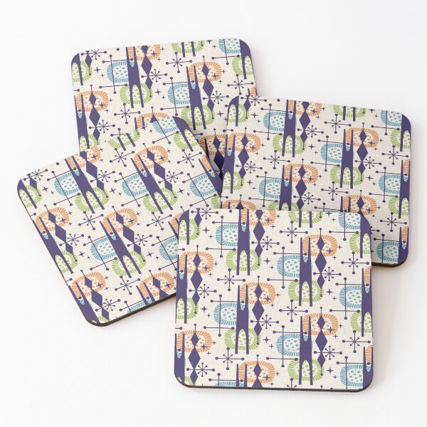 Item preview, Retro Mid Century Modern Atomic Age Pattern designed and sold by tonymagnerart.