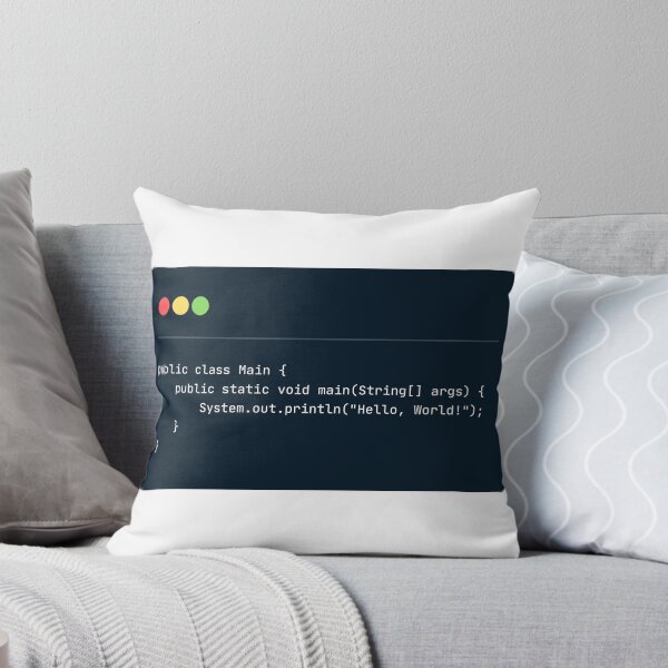 Item preview, Java Hello World Sticker designed and sold by magica-design.