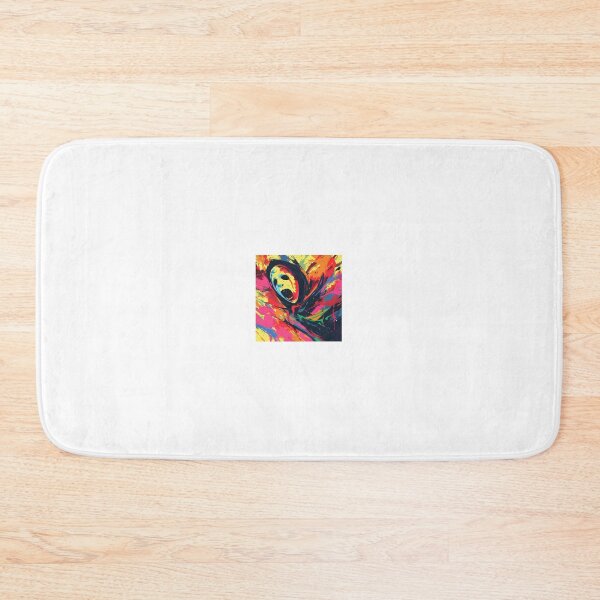 Item preview, abstract painting featuring a screaming face  designed and sold by Love-Light-Bite.