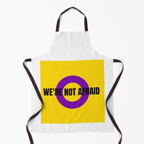 Item preview, We're Not Afraid Intersex Pride Flag designed and sold by MiscellanyGifts.