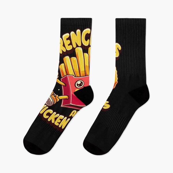Item preview, Funny Fast Food Foodie French Fries And Chicken Nuggets designed and sold by Dressed For  Duty.