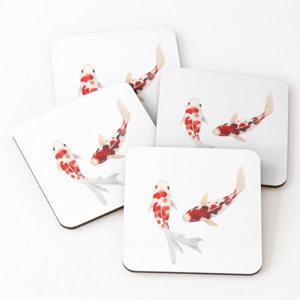 Item preview, Red And White Yin&Yang Koi Fish  designed and sold by xiao xuans.