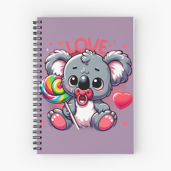 Item preview, Gracioso oso Koala, dulce bebé con una paleta designed and sold by artimplementer.