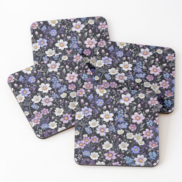 Item preview, Sommar blommor på svart botten designed and sold by Magixa.