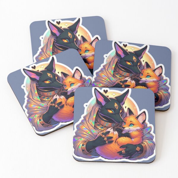 Item preview, Anubis and the little fox  designed and sold by Queueka.