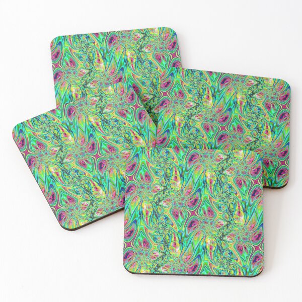 Item preview, Abstract Smudged Melting Fractal Flowers 20 designed and sold by SXW Designs.