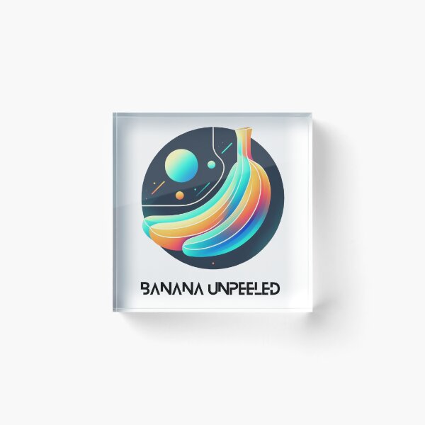Item preview, Banana unpeeled - modernist banana style designed and sold by Funny-Banana.