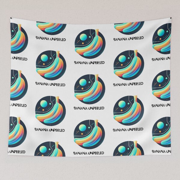Item preview, Banana unpeeled - modernist banana style designed and sold by Funny-Banana.