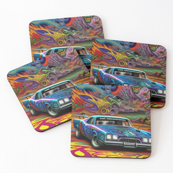 Artikelvorschau, Abstrakte Vintage Oldtimer-Kunst entworfen und verkauft von TheDarkWardrobe.