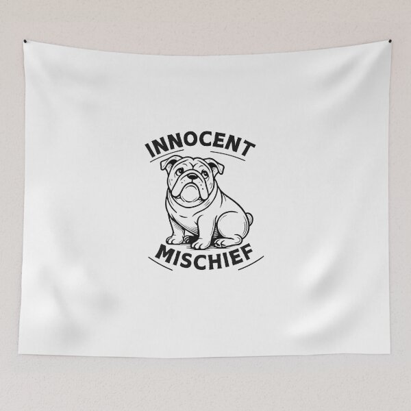 Item preview, Innocent Bulldog Mischief Design designed and sold by Tommy Studio.