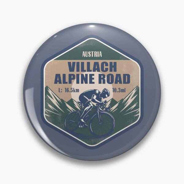 Item preview, Villach Alpine Road Austria Cycling Mountain Design designed and sold by CynthiaGraphics.