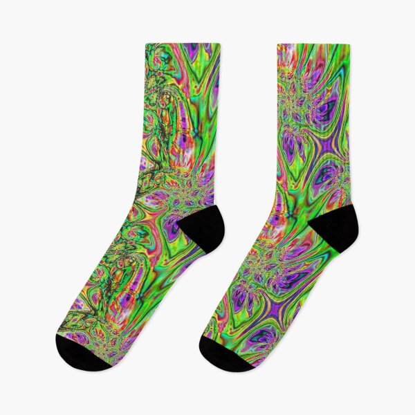 Item preview, Abstract Smudged Melting Fractal Flowers 21 designed and sold by SXW Designs.