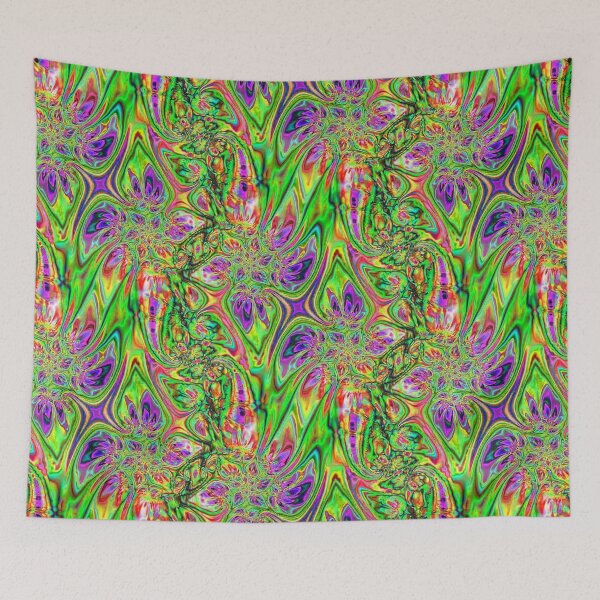 Item preview, Abstract Smudged Melting Fractal Flowers 21 designed and sold by SXW Designs.