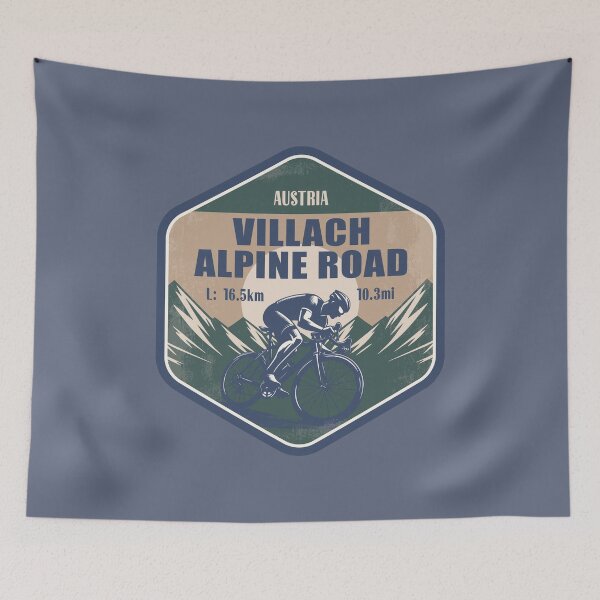 Item preview, Villach Alpine Road Austria Cycling Mountain Design designed and sold by CynthiaGraphics.