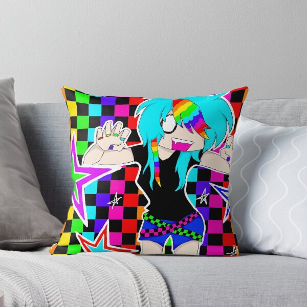 Item preview, Colourful rainbow scene girl  designed and sold by Skumew.
