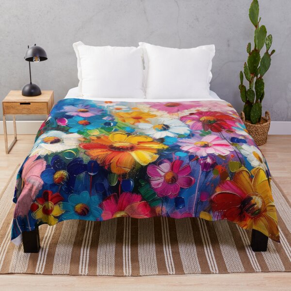 Item preview, Colorful Flowers Painting designed and sold by brandway.
