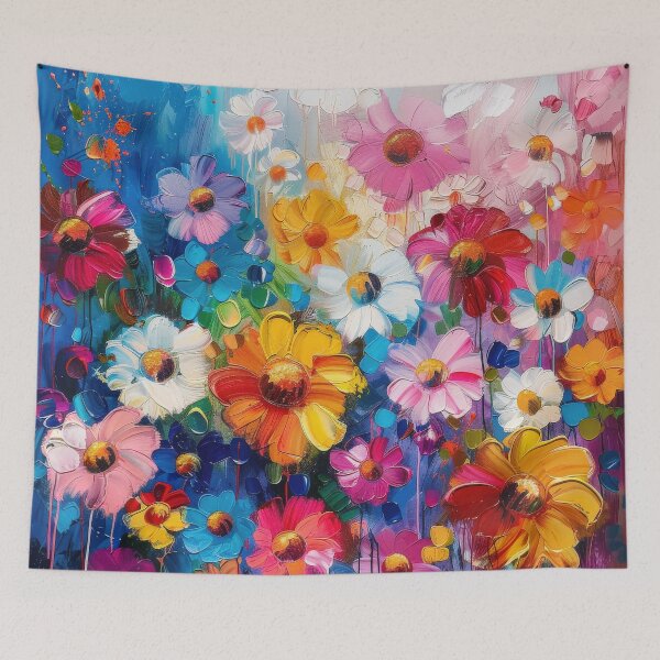 Item preview, Colorful Flowers Painting designed and sold by brandway.
