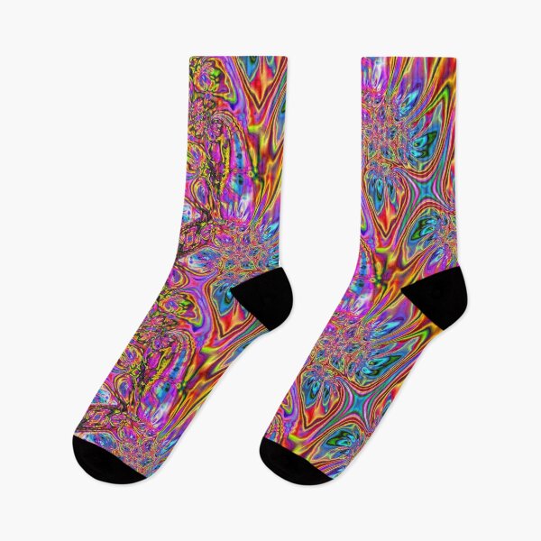 Item preview, Abstract Smudged Melting Fractal Flowers 23 designed and sold by SXW Designs.