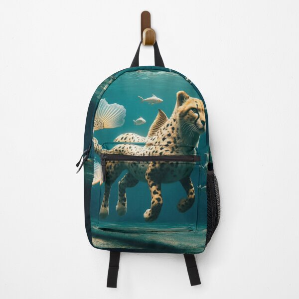 Item preview, Mystical Cheetah-Fish Hybrid: Underwater Fantasy Explorer designed and sold by FantasyHybrids.